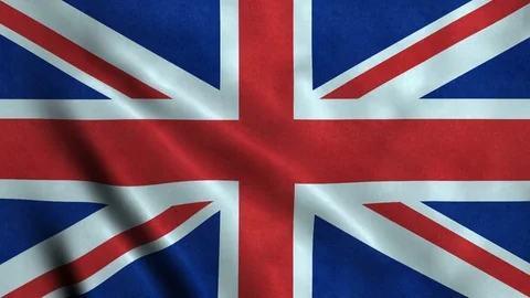 4K Seamless Loopable Flag of Saint Helena Ascension and Tristan da Cunha Video stock 80937312