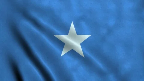 4K Seamless Loopable Flag of Somalia Stock Footage 80940851