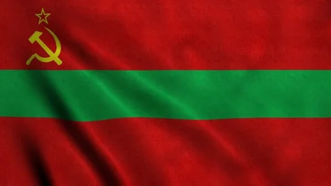 4K Seamless Loopable Flag of Transnistria Stock Footage 80945999