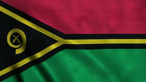 4K Seamless Loopable Flag of Vanuatu Video stock 80949520