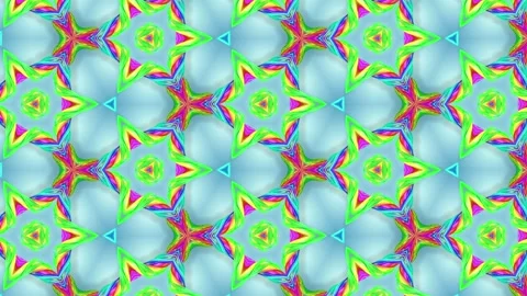 4k seamless looped abstract background with periodic pattern like kaleidoscope 스톡 동영상 130226857