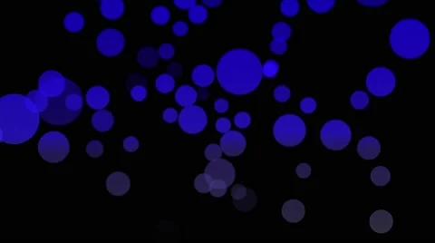 4K Seamless Looping Blue Purple Large Field Particles Black Abstract Background 库存影片 42796571