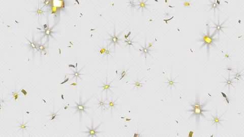 4k Seamless Looping confetti falling down with Alpha Channel Stockbeeldmateriaal 318207947