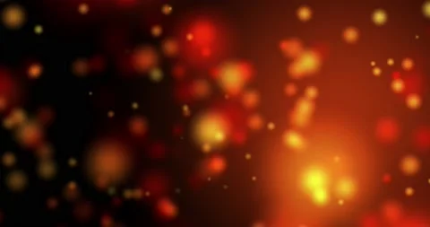 4k Seamless Motion Footage Glowing Flying Light Particles Stock Footage