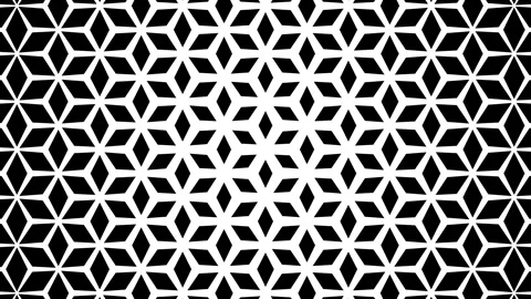 4k seamless pattern with kalleidoscope effect Stock-Footage 253743662