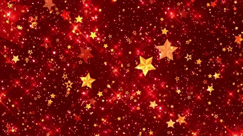 4k Seamless Starfall Red Background 2 Vídeo Stock 120260610