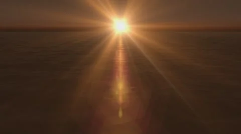 4k Seamless Water Loop Shining Sun  Stock Footage 59622569