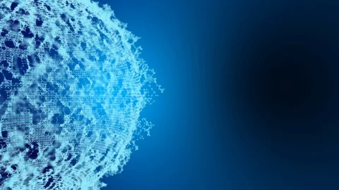 4k Secured Networks Animation Stock Footage 99657776