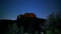 4K Sedona Milky Way 06 Dolly R Cathedral Rock Time Lapse Stars 4k or 4k+ Resolution