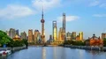 4K: Shanghai Skyline,China.NOTE:All logos and trade marks removed. 4k or 4k+ Resolution