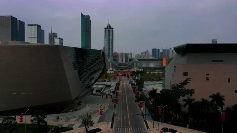 4K Shenzhen empty city2 Stock Footage 148514509