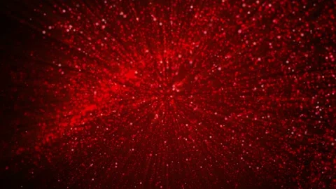4k Shine Red Animated Particles Background Video stock 114709588
