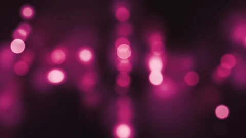 4k Shiny Pink Bubbles Lights Waving Motion Background Stock-Footage 319007636
