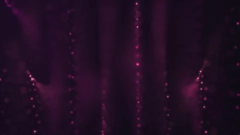 4k Shiny Pink Particles Strings Rolling Stock Footage 319007760