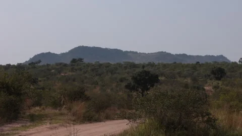 4K Ship Mountain near Jock birthplace from Voortrekker Road H2-2, Kruger Stock Footage 253169932