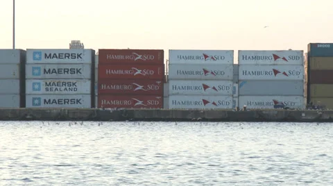 4K Shipping Boxes Stock Footage 33639062