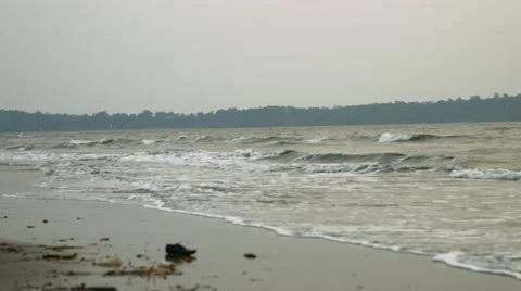 4K Shot of beach in Goa 06 Stock Footage 49296879