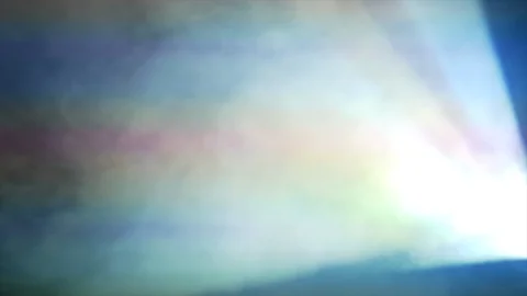4K Shot Of Beautiful Rays Of Light Shining Into Camera From The Projector  Stock Footage 122739073