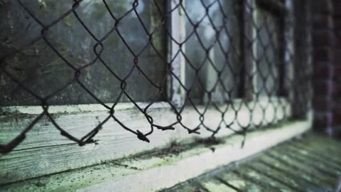 4k shot for a broken window Stockbeeldmateriaal 145075208