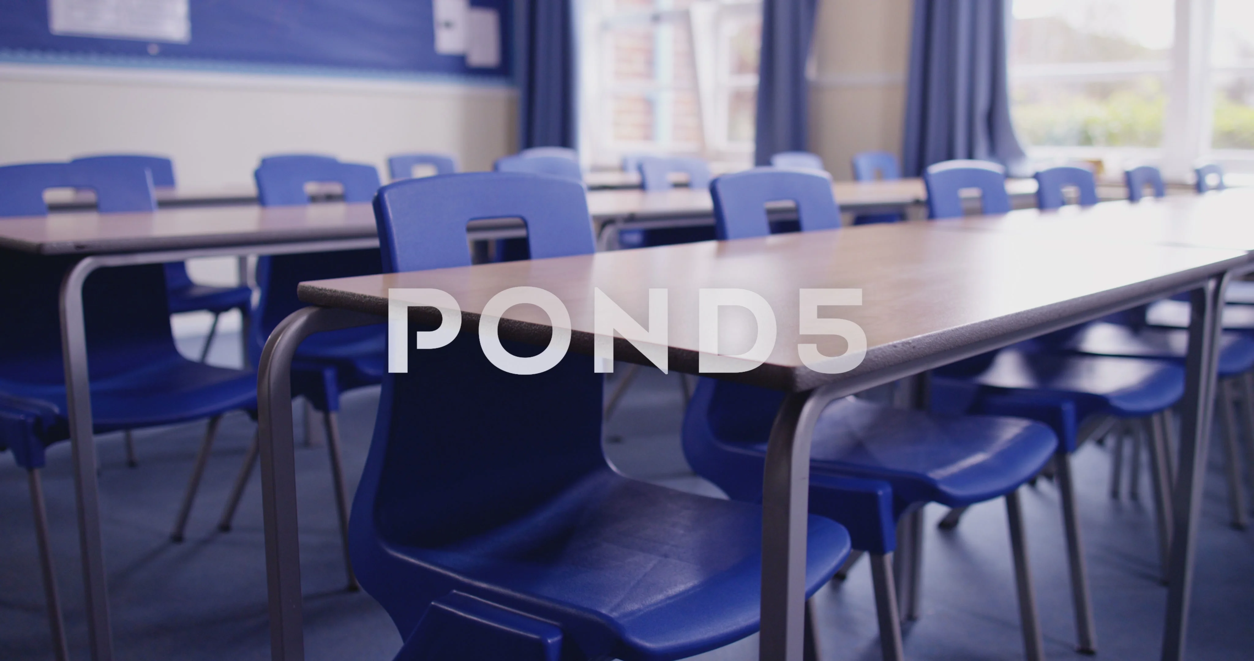 4k, Shot of an empty classroom backgroun... | Stock Video | Pond5