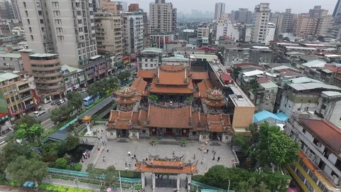 4K Shot of the Longshan Temple Stock Footage 87699399