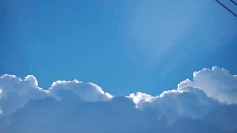 4K shot of sun rays coming from behind t... | Stock Video | Pond5