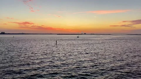 4K Shot of Sunset at the Beach 스톡 동영상 131116037