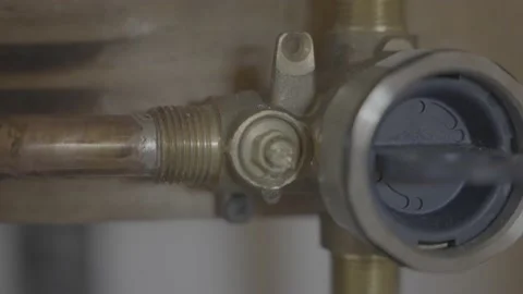 4k Shower Valve Leaking Video stock 231691259