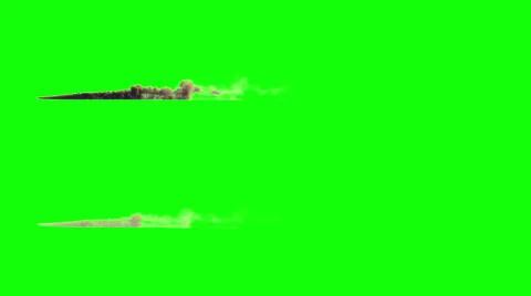 4k side view of dust or smoke trail behind car Stock Footage 60848721