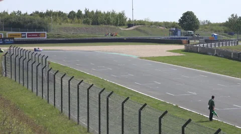 4k Sidecar motorsports racing line-up Germany Stock Footage 59576647