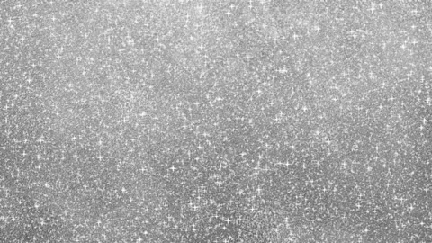 4K Silver Glitter Background Shimmering Sparkle Texture Light Refle Video stock 332157221