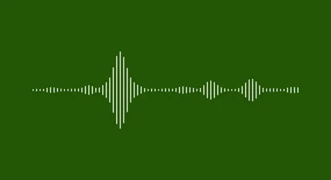 4K Simple equalizer on green background. . Stock Footage 314877724