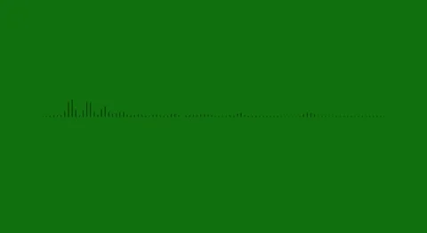 4K Simple equalizer on green background. Motion graphic and animation background Stock Footage 314877842