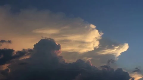 4k sky and clouds with moving portal Stock Footage 275651868