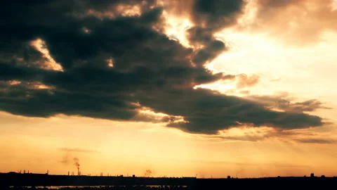 4K sky and clouds. sunset. timelapse. Stock Footage 137017051