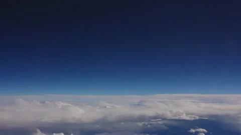 4K sky , Clear very nice soft blue sky, white rolling. Cloud base clouds in Stock Footage 231010359