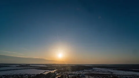 4K Sky Time lapse, Beautiful background, Sky Timelapse of skyscrapers, Blue sky Stock Footage 192414518