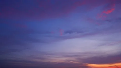 4K sky time lapse, beautiful background, sky timelapse of horizon Stock Footage 224311510