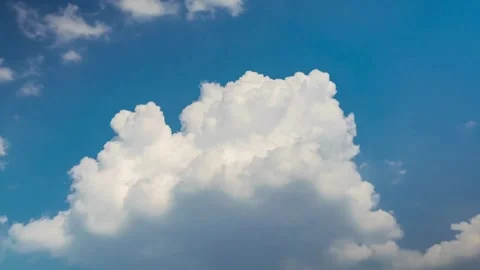 4K Sky Time lapse, Blue sky with white clouds Beautiful background Time lapse of 스톡 동영상 336568501