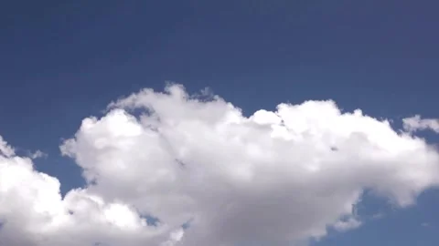 4K Sky Time lapse, Blue sky with white clouds Beautiful background Time lapse of Stockbeeldmateriaal 336568502