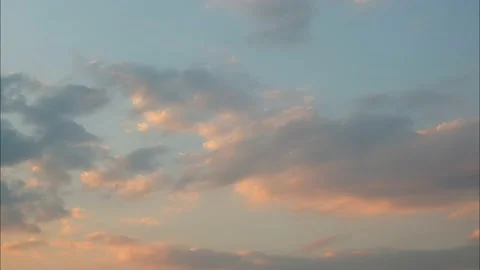 4K sky time lapse, clouds background. Cloud nature, timelapse of skyscrapers Stock Footage 143231094