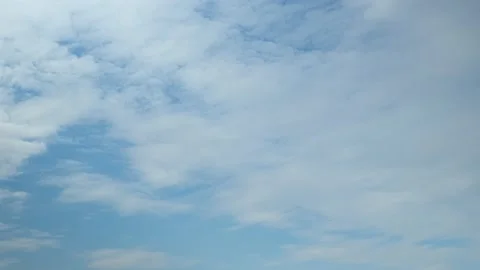 4K sky time lapse, clouds background. Cl... | Stock Video | Pond5