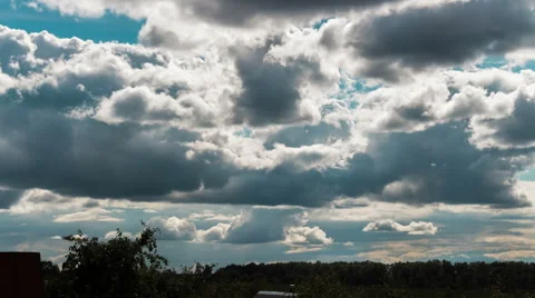 4k Sky TimeLapse With Clouds Stock Footage 54648213