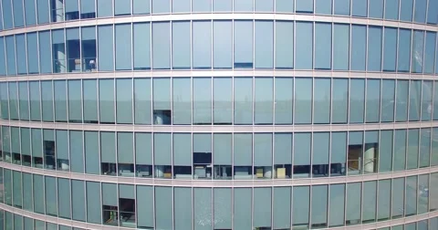 4K - Skyscraper. Windows Stock Footage 52005371