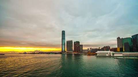 4k. Skyscrapers in HongKong, China. Timelapse Video stock 59146665