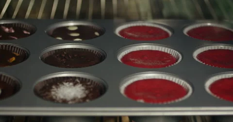 4k slow motion shot of preparing macaroons. Stock Footage 47546481
