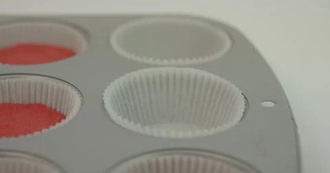 4k slow motion shot of preparing macaroons. Stock Footage 47548686