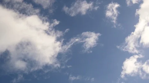 4k Slow Moving Clouds In The Sky Video stock 101358987