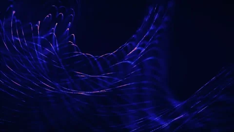 4k Slowly Moving Pink Blue Strings Moving Background Stock Footage 319007764