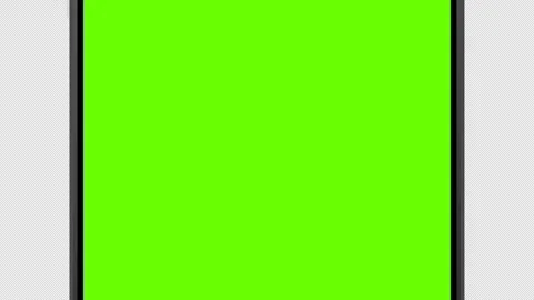 4K smartphone Mockup with green screen, zoom in/out effect. Stock Footage 297075853